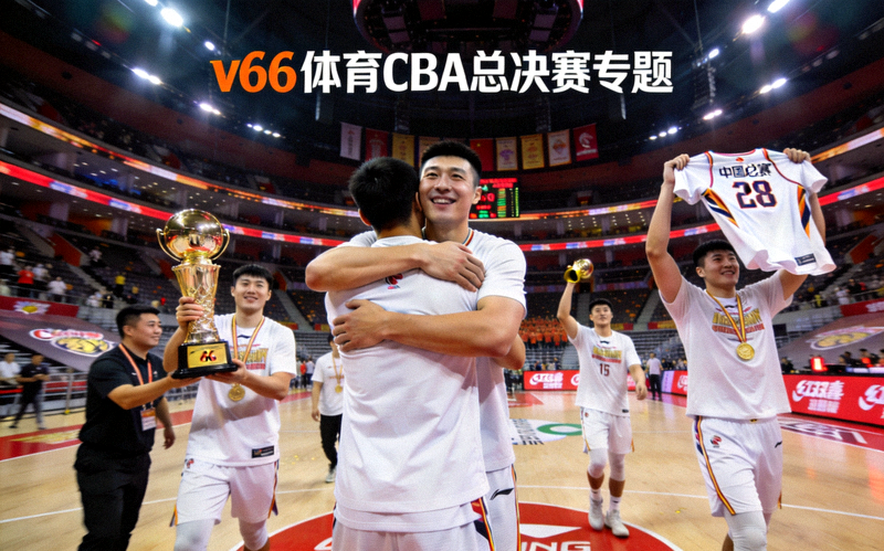 v66体育CBA总决赛专题 - 中国篮球运动员在场上庆祝胜利